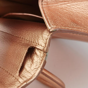 Pre-owned Delvaux Brillant Mini Pink Gold leather  shoulderbag | stylenewstar