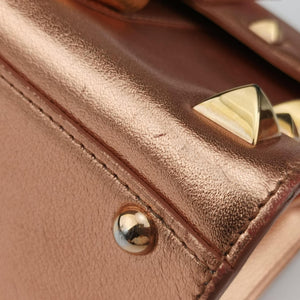 Pre-owned Delvaux Brillant Mini Pink Gold leather  shoulderbag | stylenewstar