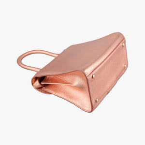 Pre-owned Delvaux Brillant Mini Pink Gold leather  shoulderbag | stylenewstar