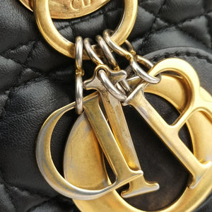 Secondhand Christian Dior Lady Dior Black lambskin  shoulderbag | stylenewstar
