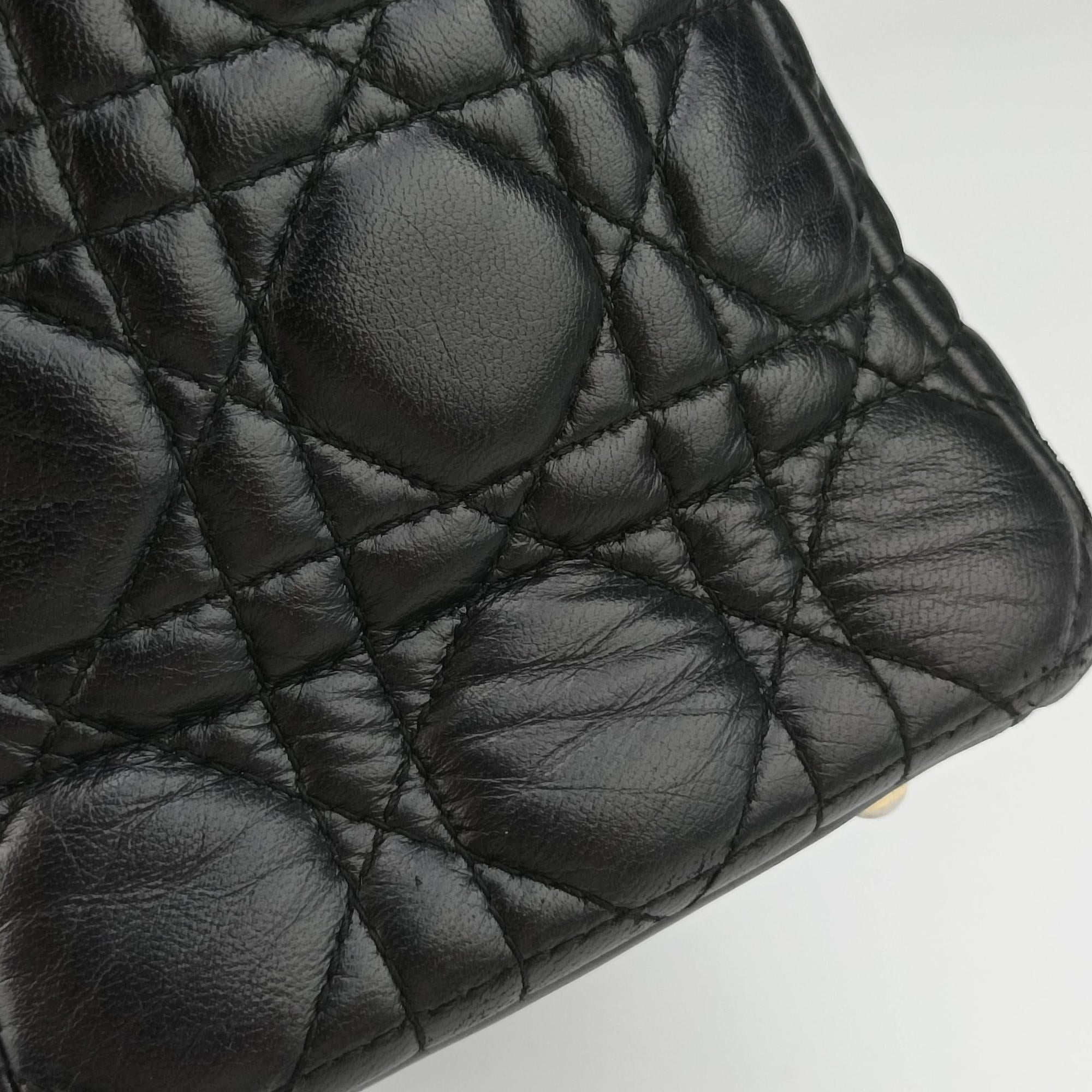Secondhand Christian Dior Lady Dior Black lambskin  shoulderbag | stylenewstar