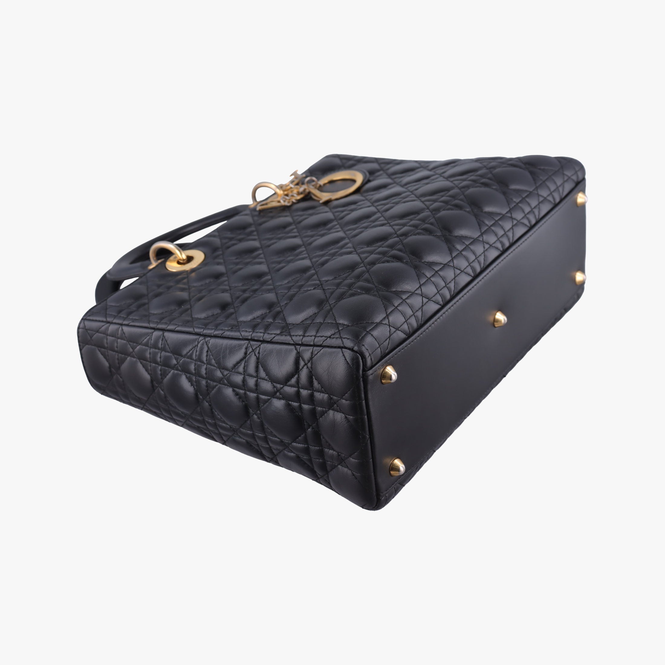 Secondhand Christian Dior Lady Dior Black lambskin  shoulderbag | stylenewstar