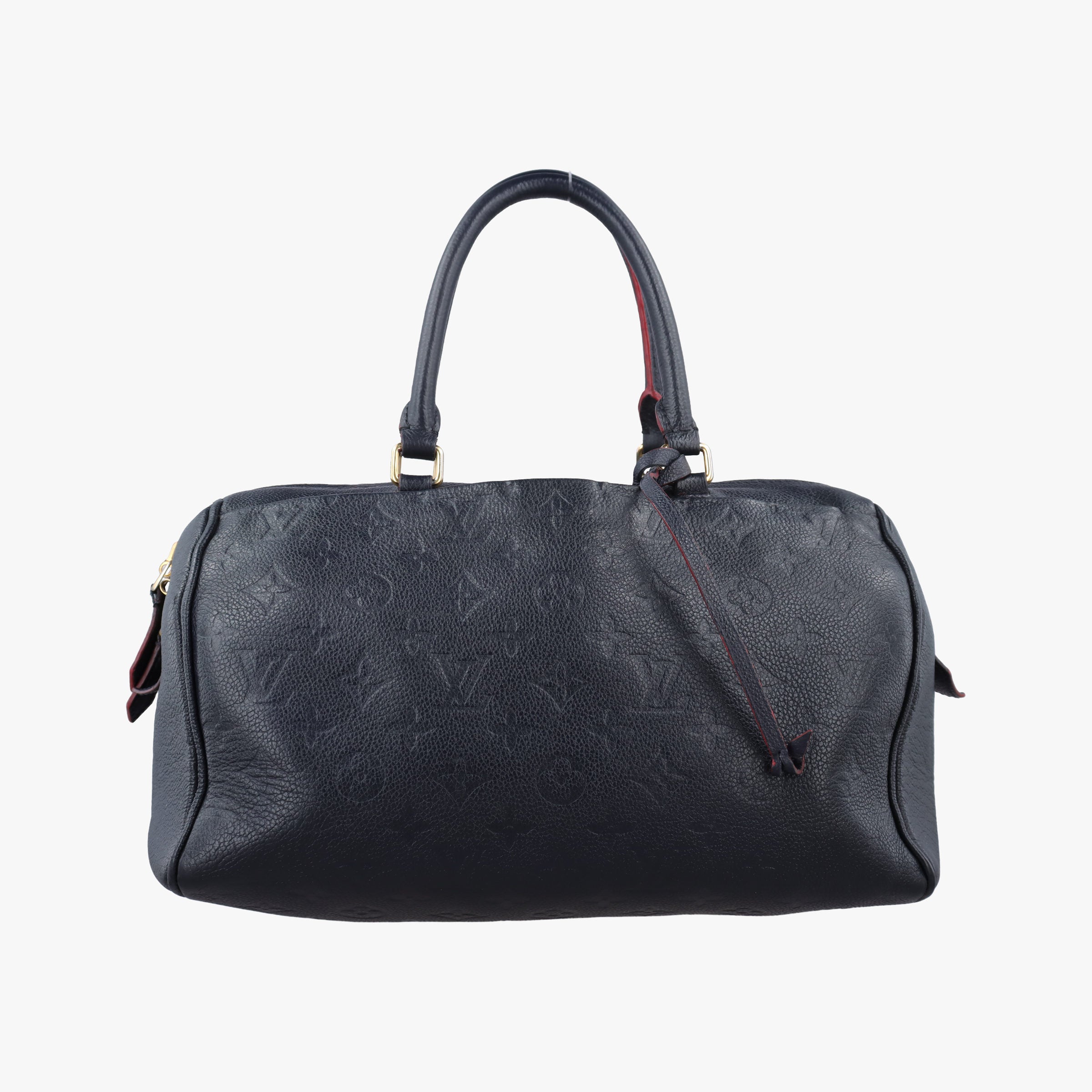 Secondhand Louis Vuitton Speedy Bandouliere 30 NM Noir Monogram Empreinte M42406 handbag | stylenewstar