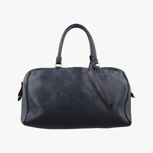 Secondhand Louis Vuitton Speedy Bandouliere 30 NM Noir Monogram Empreinte M42406 handbag | stylenewstar