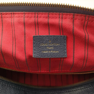Secondhand Louis Vuitton Speedy Bandouliere 30 NM Noir Monogram Empreinte M42406 handbag | stylenewstar