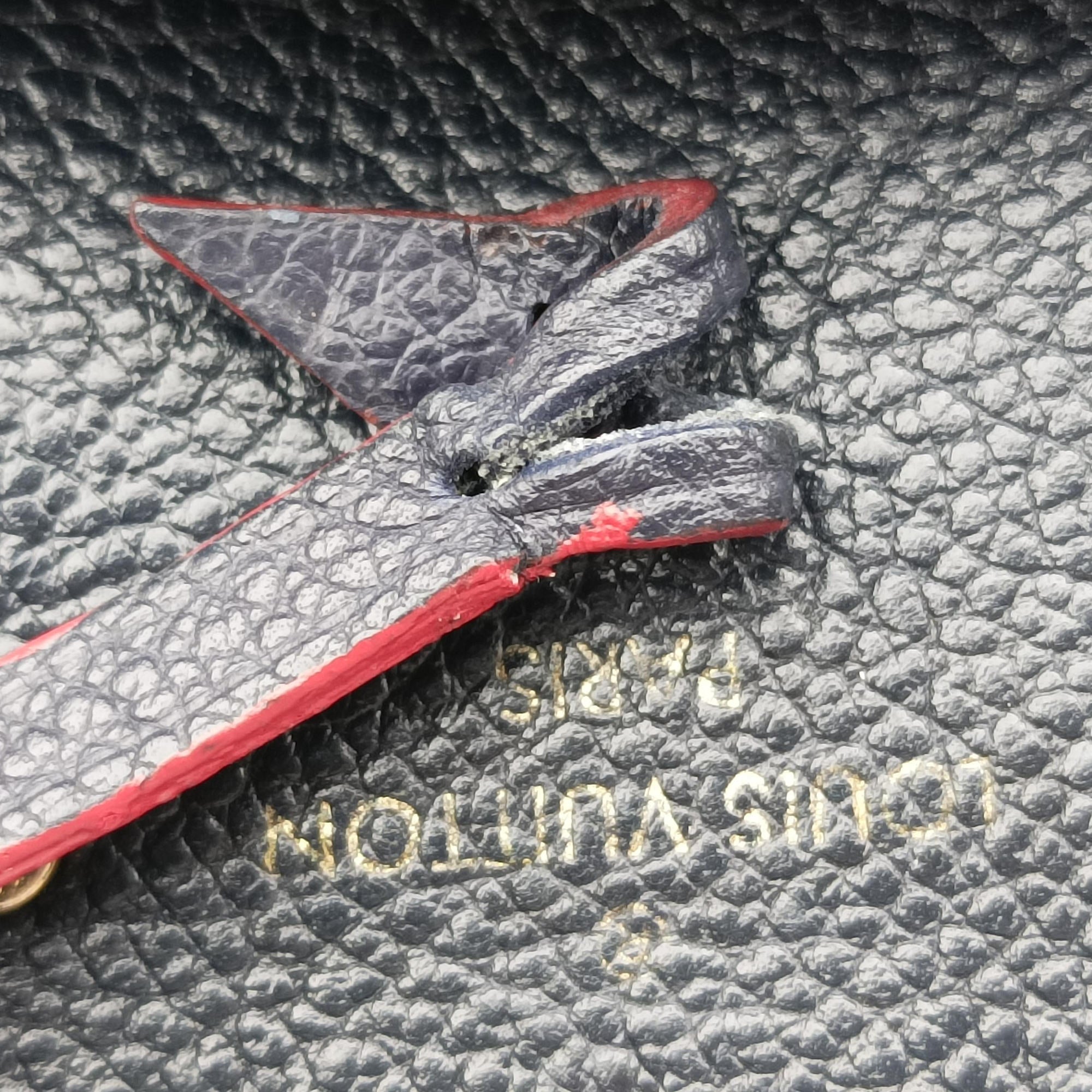 Secondhand Louis Vuitton Speedy Bandouliere 30 NM Noir Monogram Empreinte M42406 handbag | stylenewstar