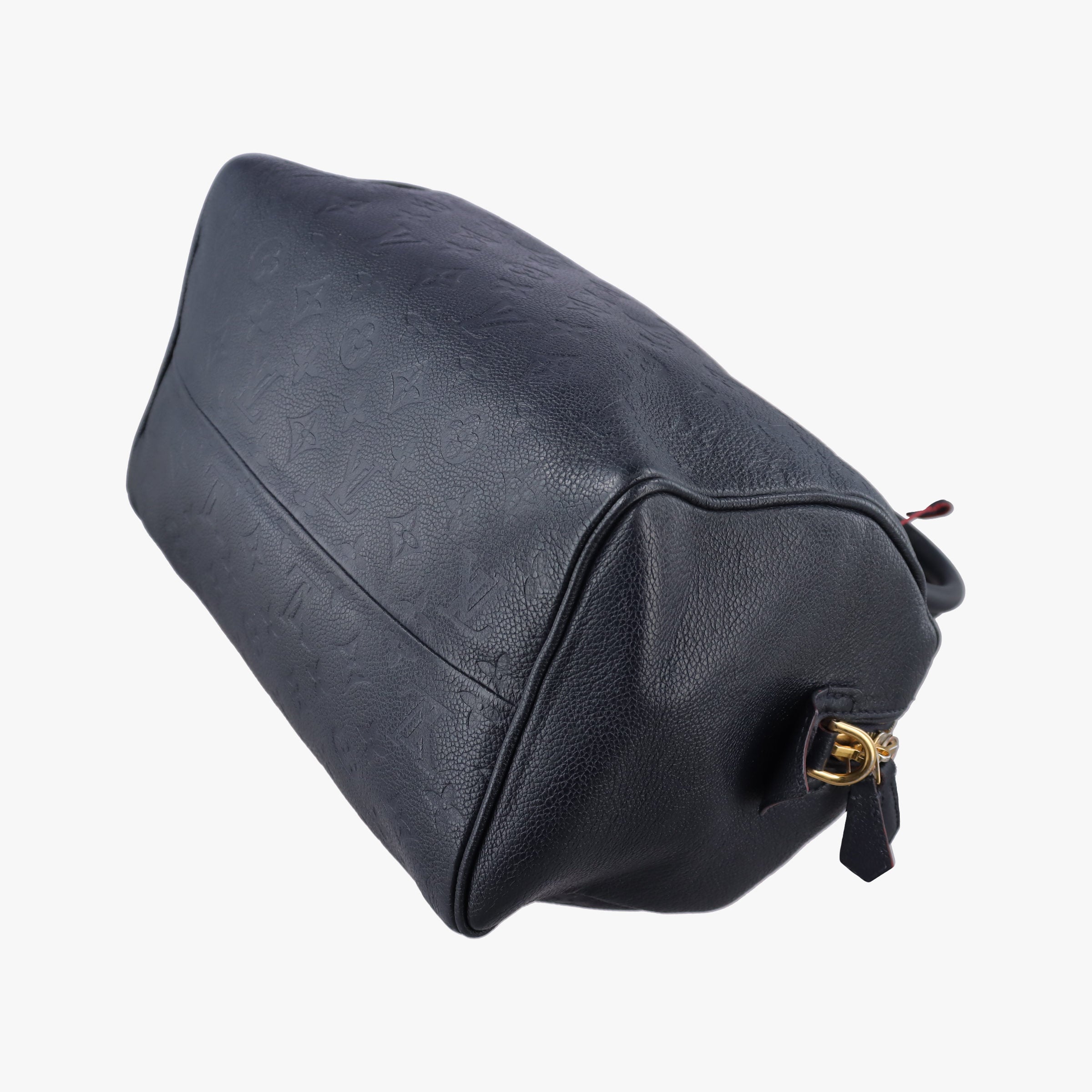 Secondhand Louis Vuitton Speedy Bandouliere 30 NM Noir Monogram Empreinte M42406 handbag | stylenewstar