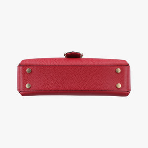 Pre-owned Gucci Interlocking G Red Leather 510302 shoulderbag | stylenewstar