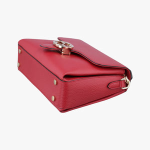 Pre-owned Gucci Interlocking G Red Leather 510302 shoulderbag | stylenewstar