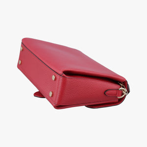 Pre-owned Gucci Interlocking G Red Leather 510302 shoulderbag | stylenewstar