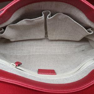 Pre-owned Gucci Interlocking G Red Leather 510302 shoulderbag | stylenewstar