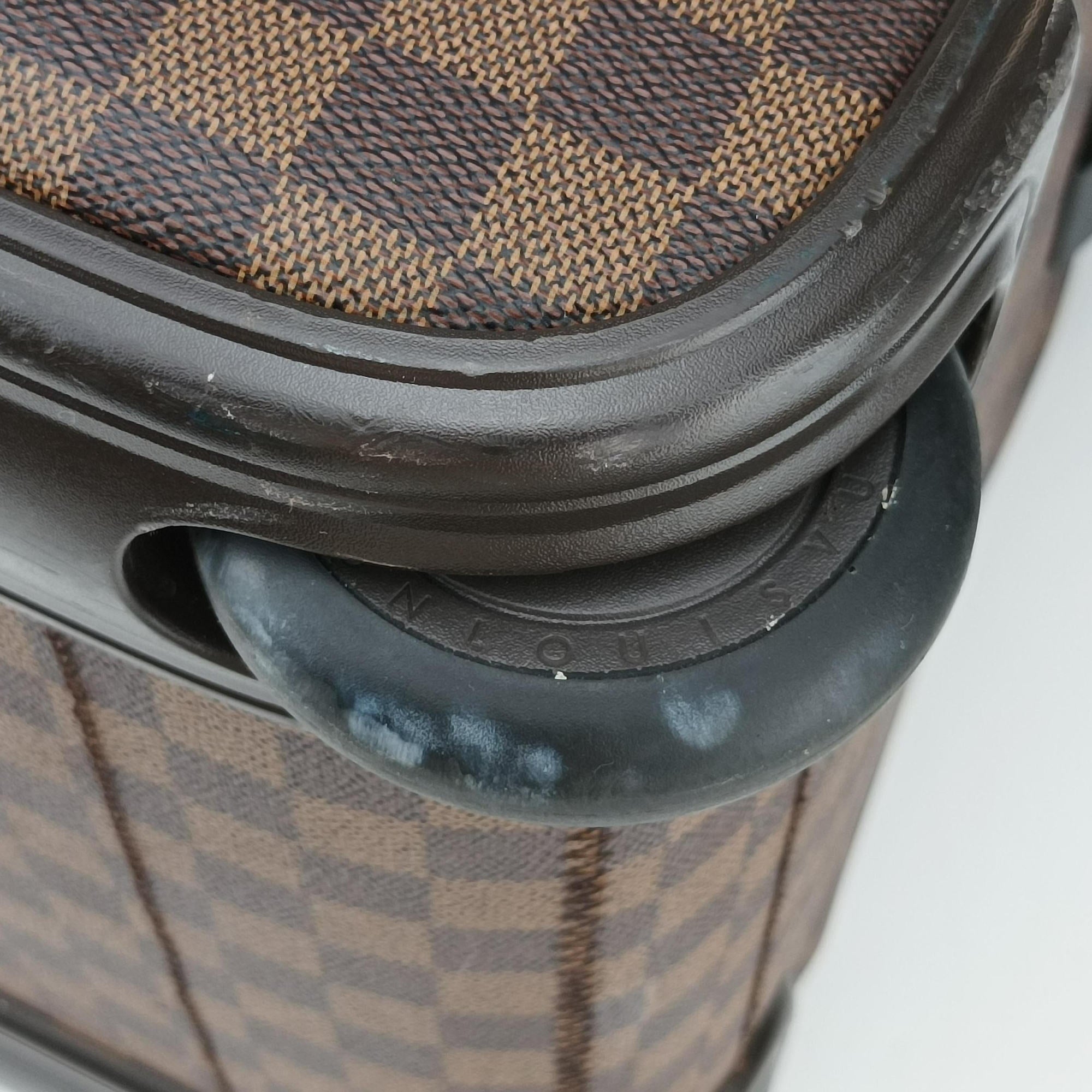 Pre-owned Louis Vuitton Eole 50 Damier Ebene Damier Canvas N23205 suitcase | stylenewstar