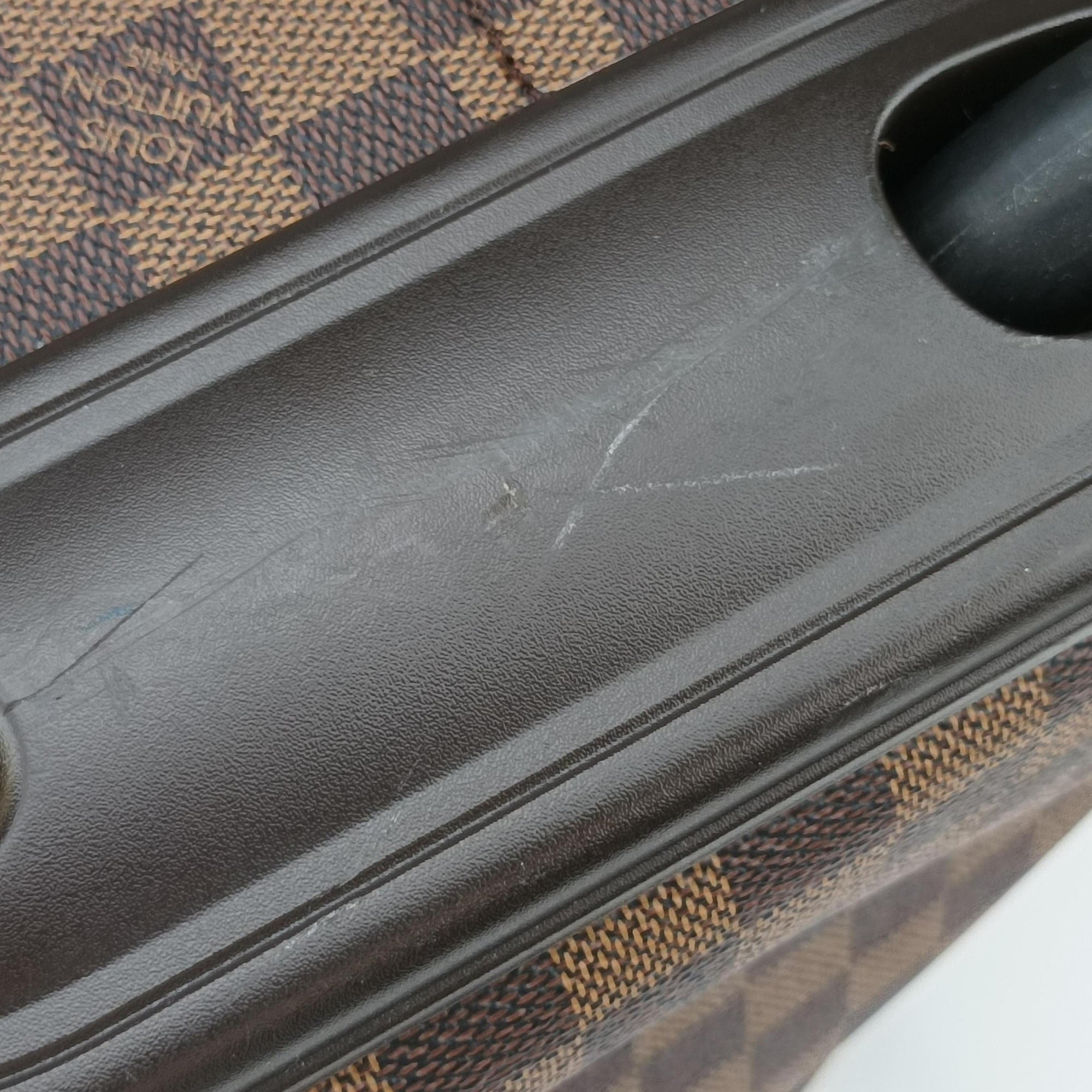 Pre-owned Louis Vuitton Eole 50 Damier Ebene Damier Canvas N23205 suitcase | stylenewstar