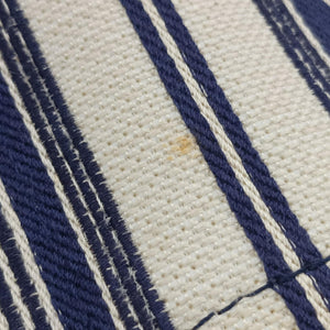 Pre-owned Christian Dior Book Tote White × Navy Jacquard  handbag | stylenewstar