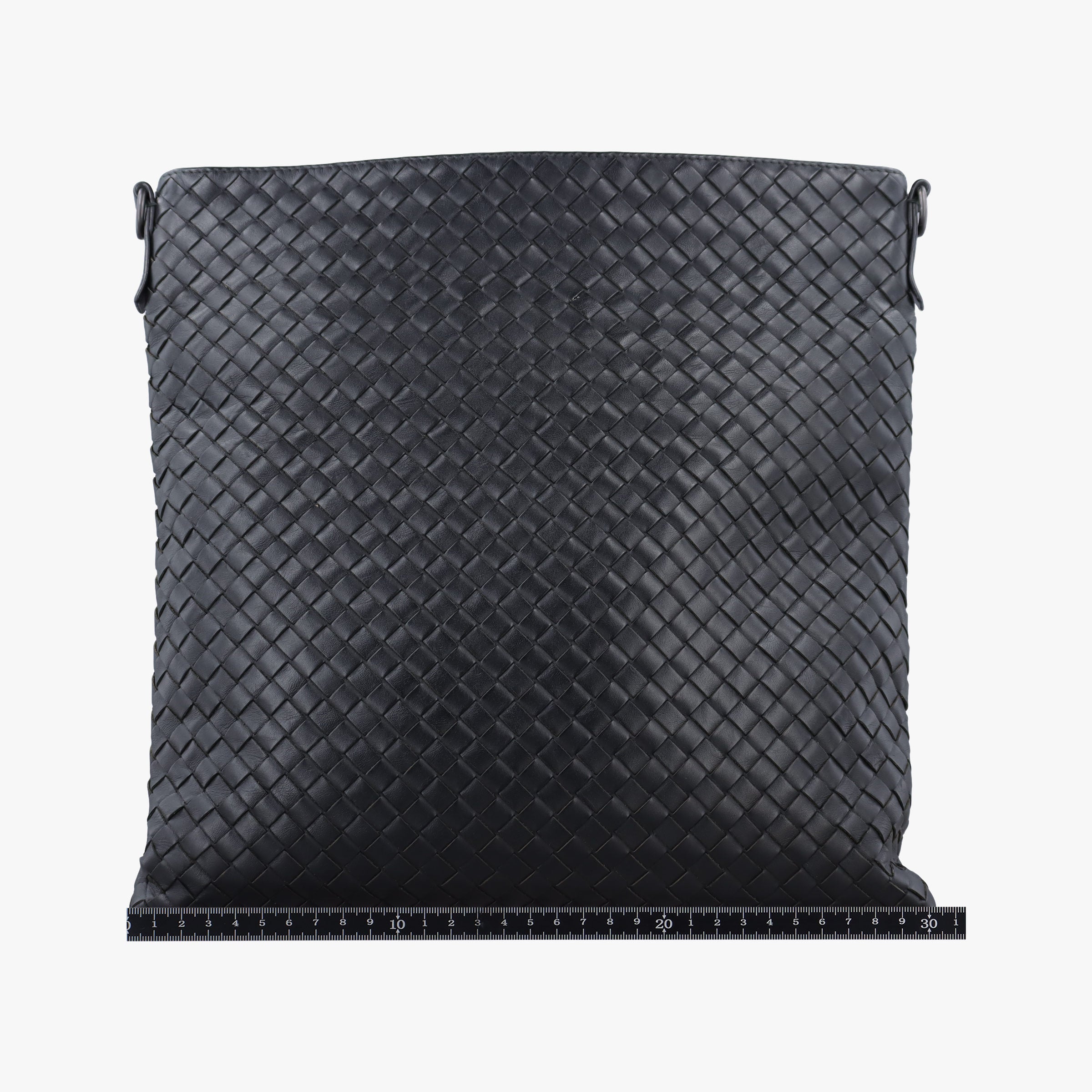 Pre-owned Bottega Veneta Intrecciato Black lambskin  shoulderbag | stylenewstar