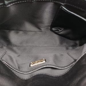 Secondhand VERSACE back grain Black Patent Leather  shoulderbag | stylenewstar