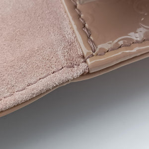 Pre-owned Gucci Microguccissima Broadway Camel Patent Leather 339249 long-wallet | stylenewstar