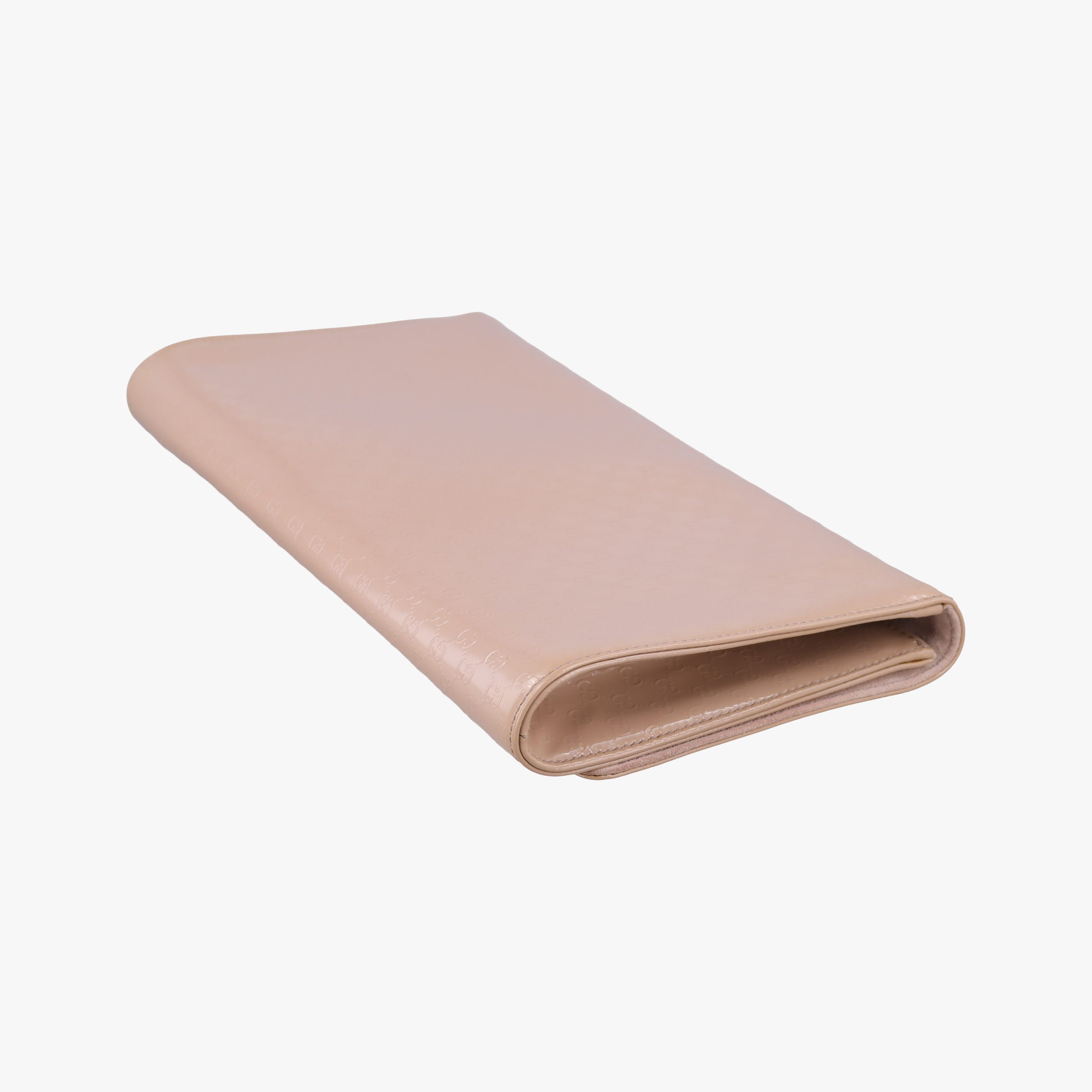 Pre-owned Gucci Microguccissima Broadway Camel Patent Leather 339249 long-wallet | stylenewstar