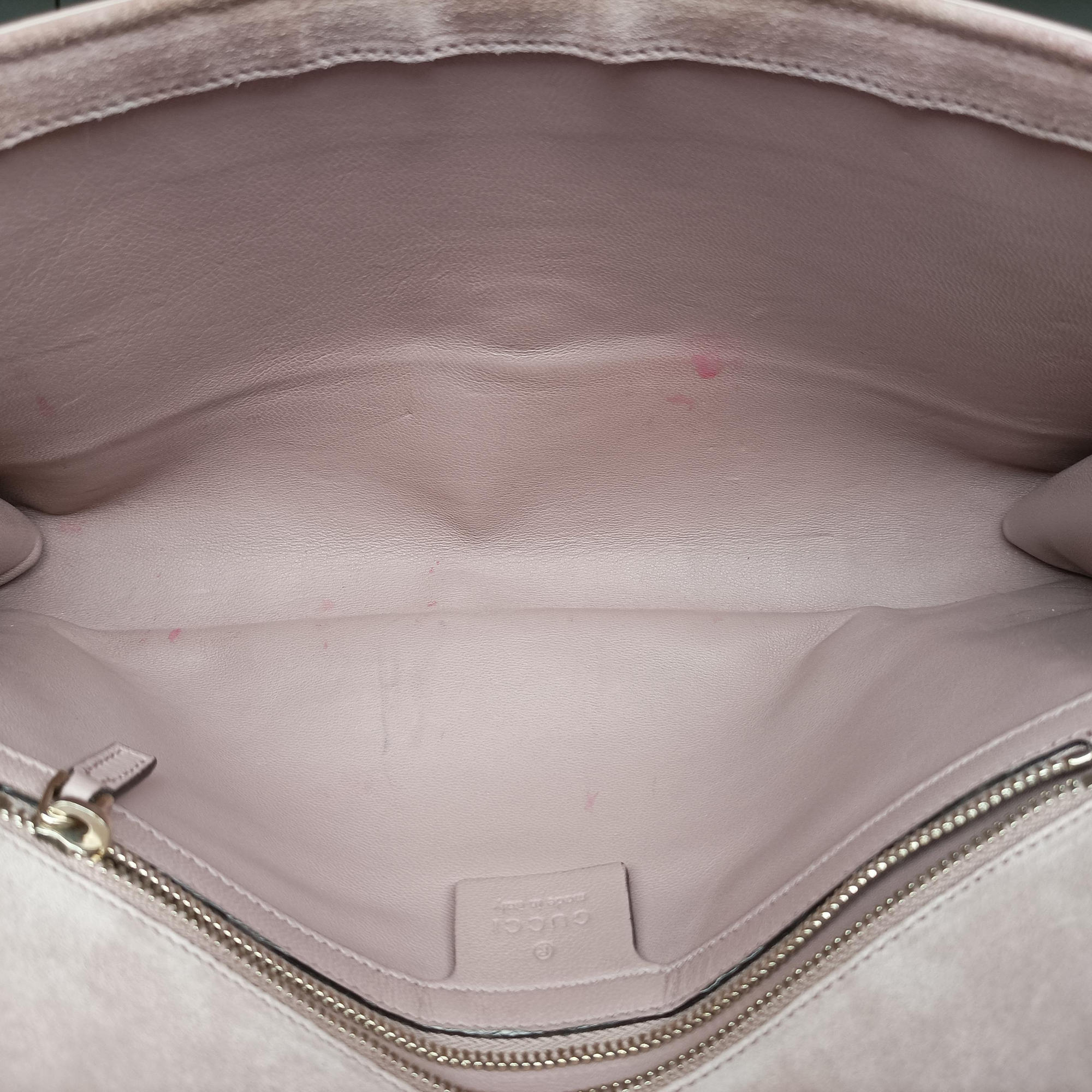 Pre-owned Gucci Microguccissima Broadway Camel Patent Leather 339249 long-wallet | stylenewstar