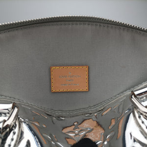 Pre-owned Louis Vuitton Lockit Silver Monogram Miroir M95449 handbag | stylenewstar