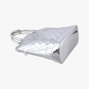 Pre-owned Louis Vuitton Lockit Silver Monogram Miroir M95449 handbag | stylenewstar