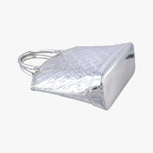 Pre-owned Louis Vuitton Lockit Silver Monogram Miroir M95449 handbag | stylenewstar
