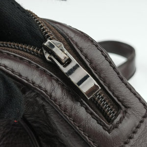 Secondhand Gucci GG Guccissima Boston Brown leather 257289 shoulderbag | stylenewstar