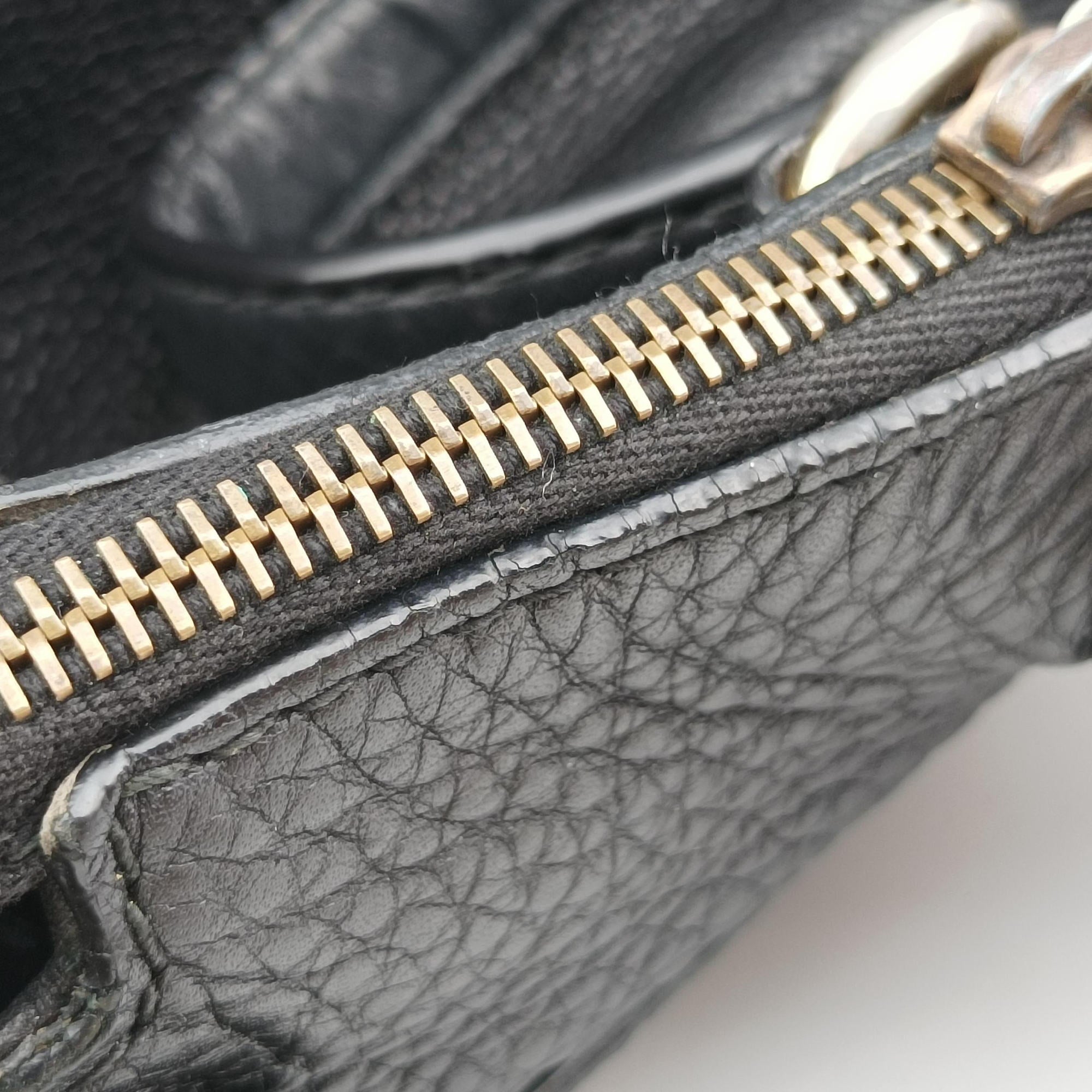 Pre-owned Gucci Ride Black Leather 269963 shoulderbag | stylenewstar