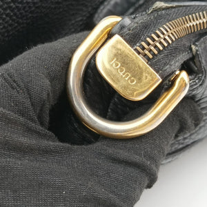 Pre-owned Gucci Ride Black Leather 269963 shoulderbag | stylenewstar