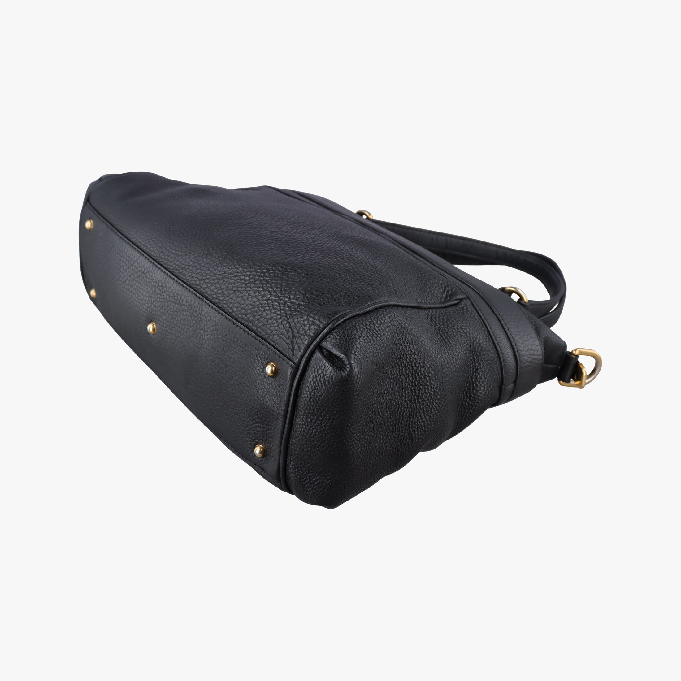 Pre-owned Gucci Ride Black Leather 269963 shoulderbag | stylenewstar