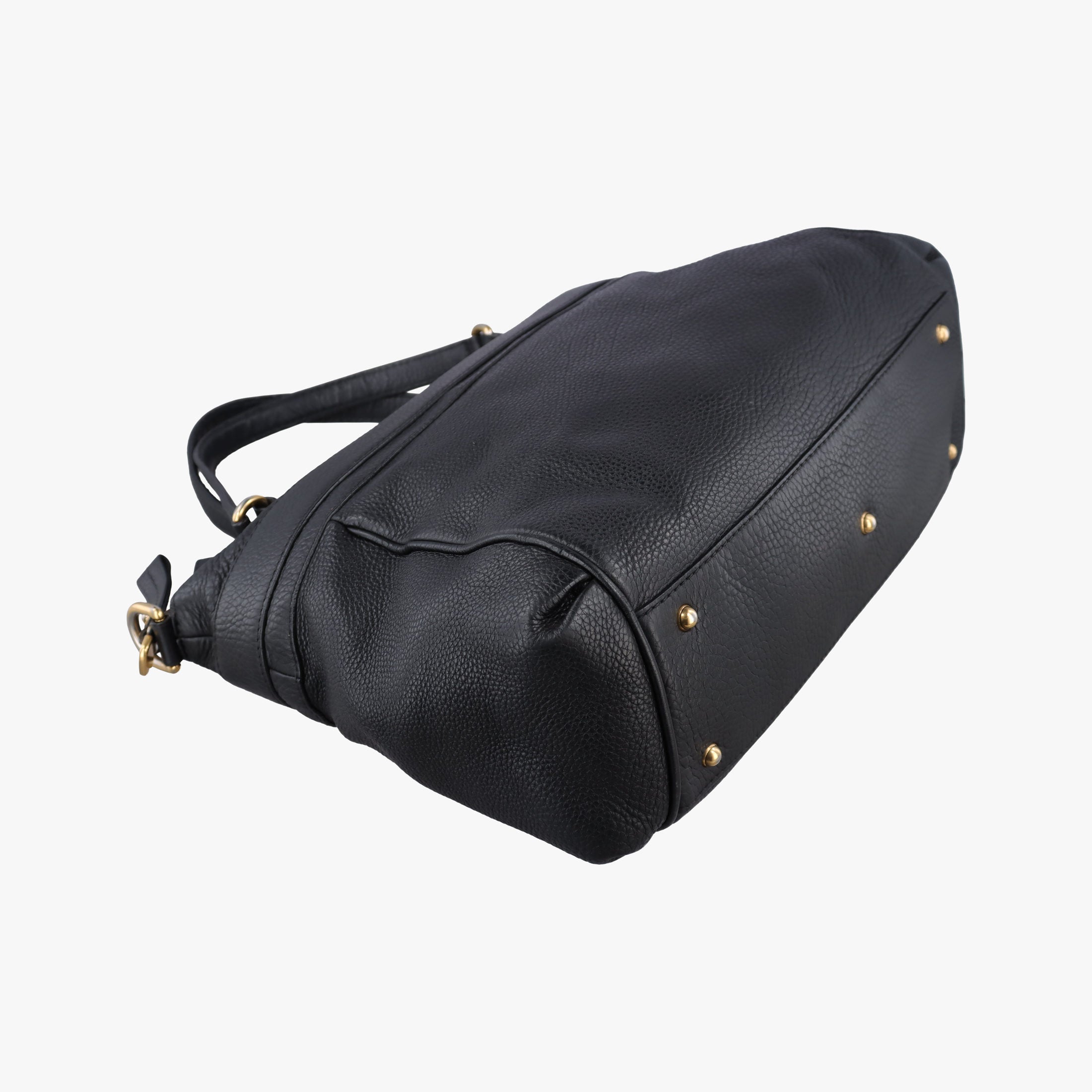 Pre-owned Gucci Ride Black Leather 269963 shoulderbag | stylenewstar