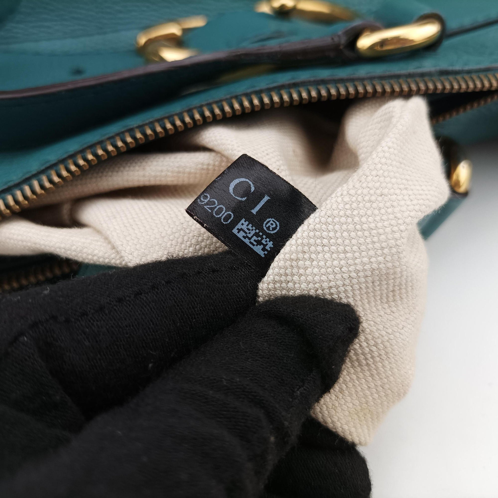 Pre-owned Gucci Ride Teal Leather 269963 shoulderbag | stylenewstar