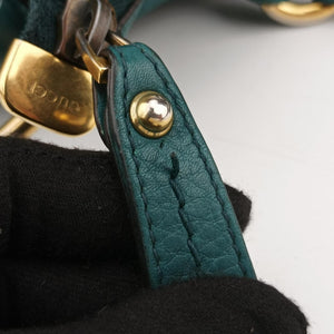 Pre-owned Gucci Ride Teal Leather 269963 shoulderbag | stylenewstar