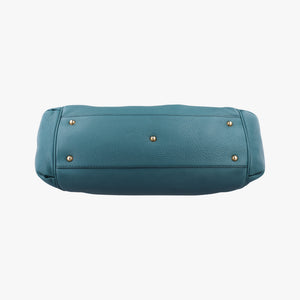 Pre-owned Gucci Ride Teal Leather 269963 shoulderbag | stylenewstar
