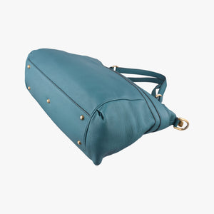 Pre-owned Gucci Ride Teal Leather 269963 shoulderbag | stylenewstar