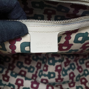 Pre-owned Gucci Bamboo White Leather 169976 shoulderbag | stylenewstar
