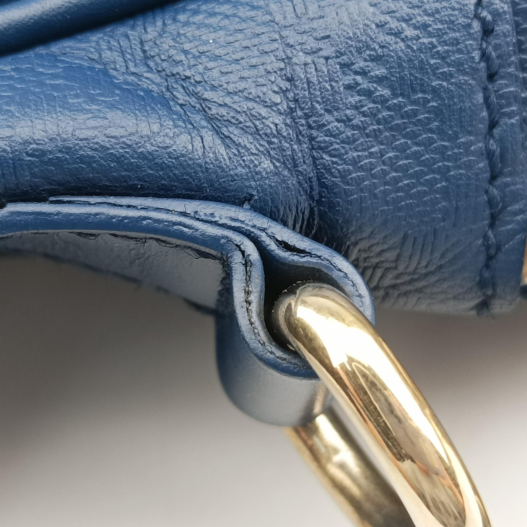 Vintage Gucci Diamante Blue Leather 208463 shoulderbag | stylenewstar