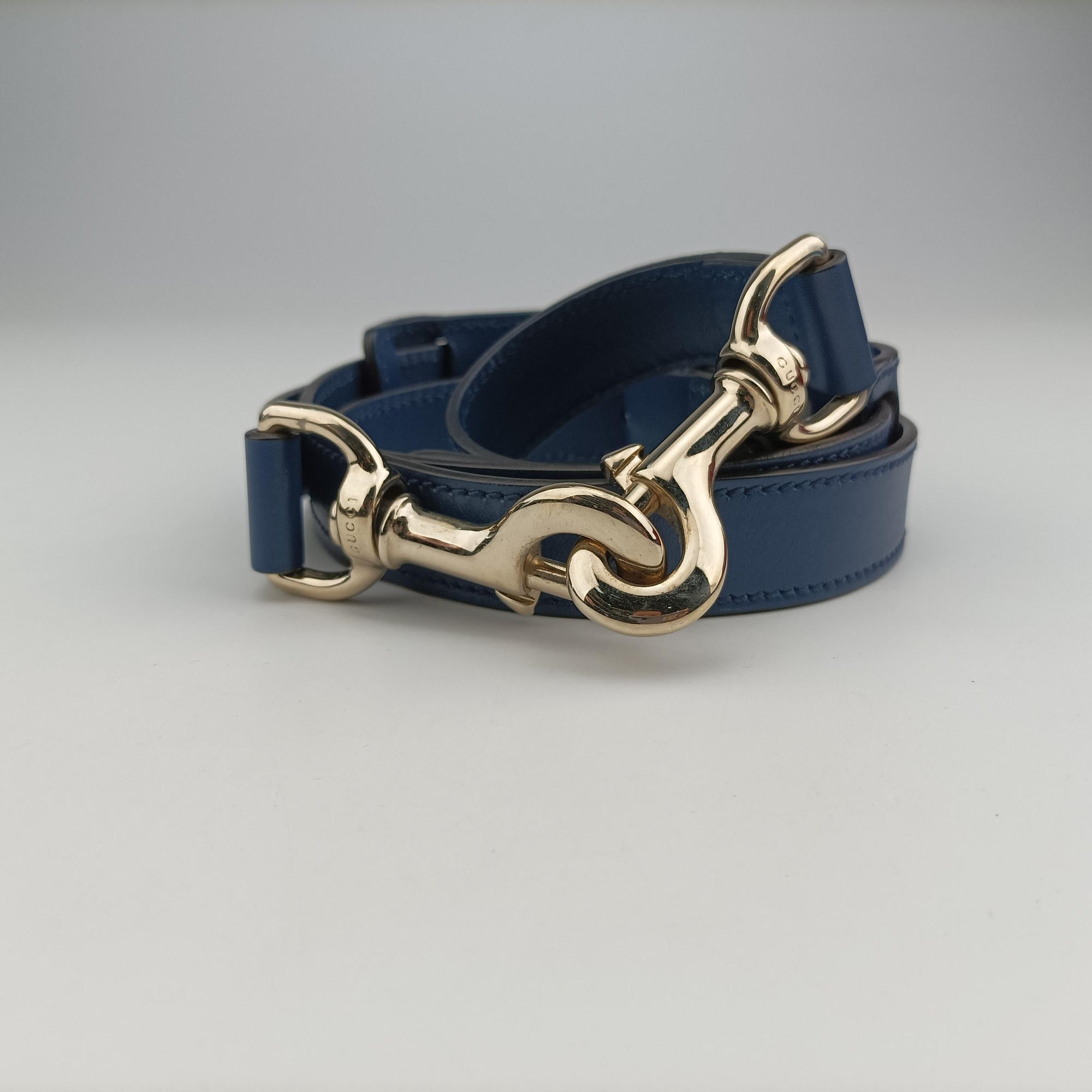 Vintage Gucci Diamante Blue Leather 208463 shoulderbag | stylenewstar