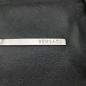 Pre-owned VERSACE Tote Black Leather  handbag | stylenewstar