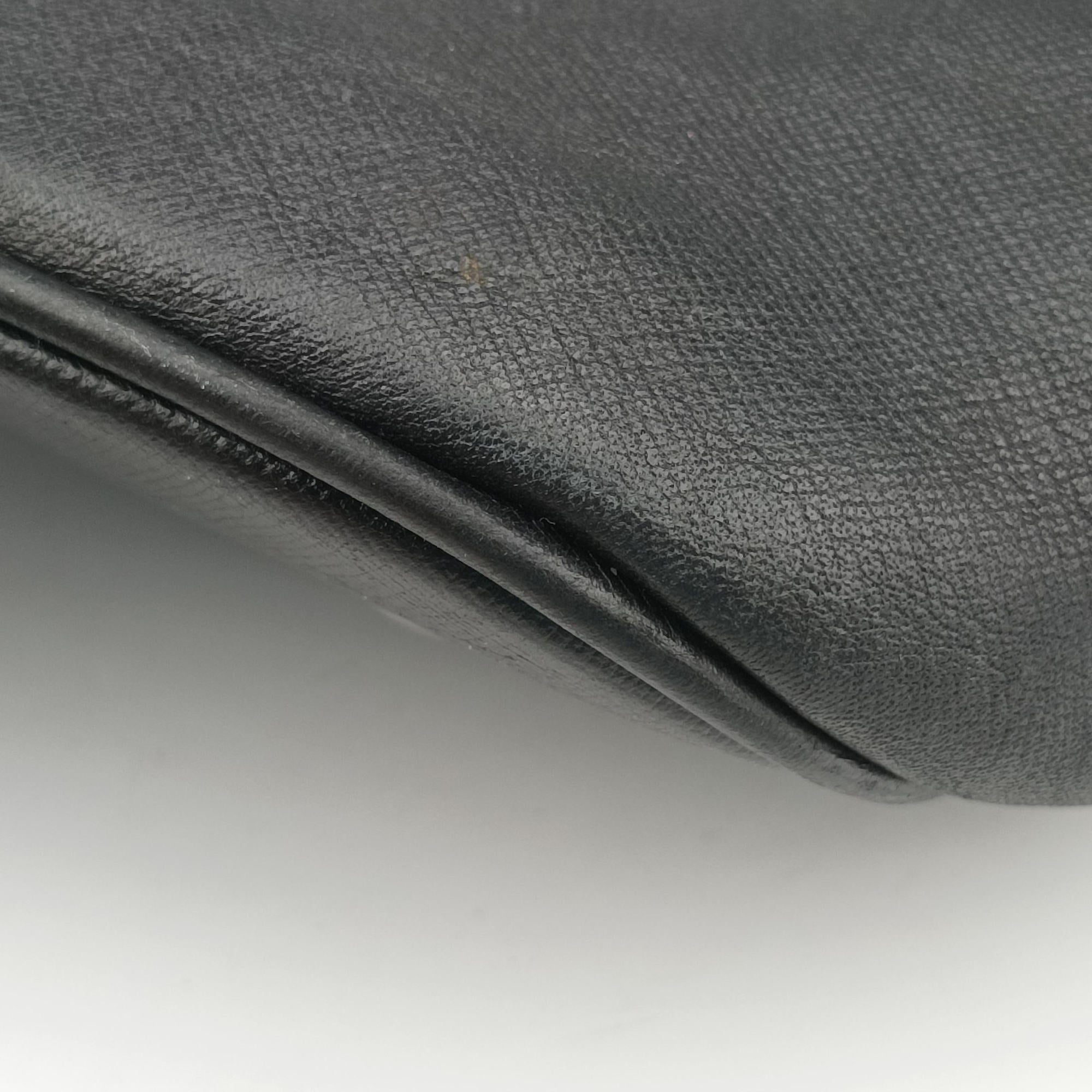 Pre-owned VERSACE Tote Black Leather  handbag | stylenewstar