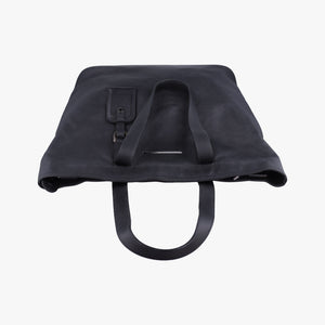 Pre-owned VERSACE Tote Black Leather  handbag | stylenewstar