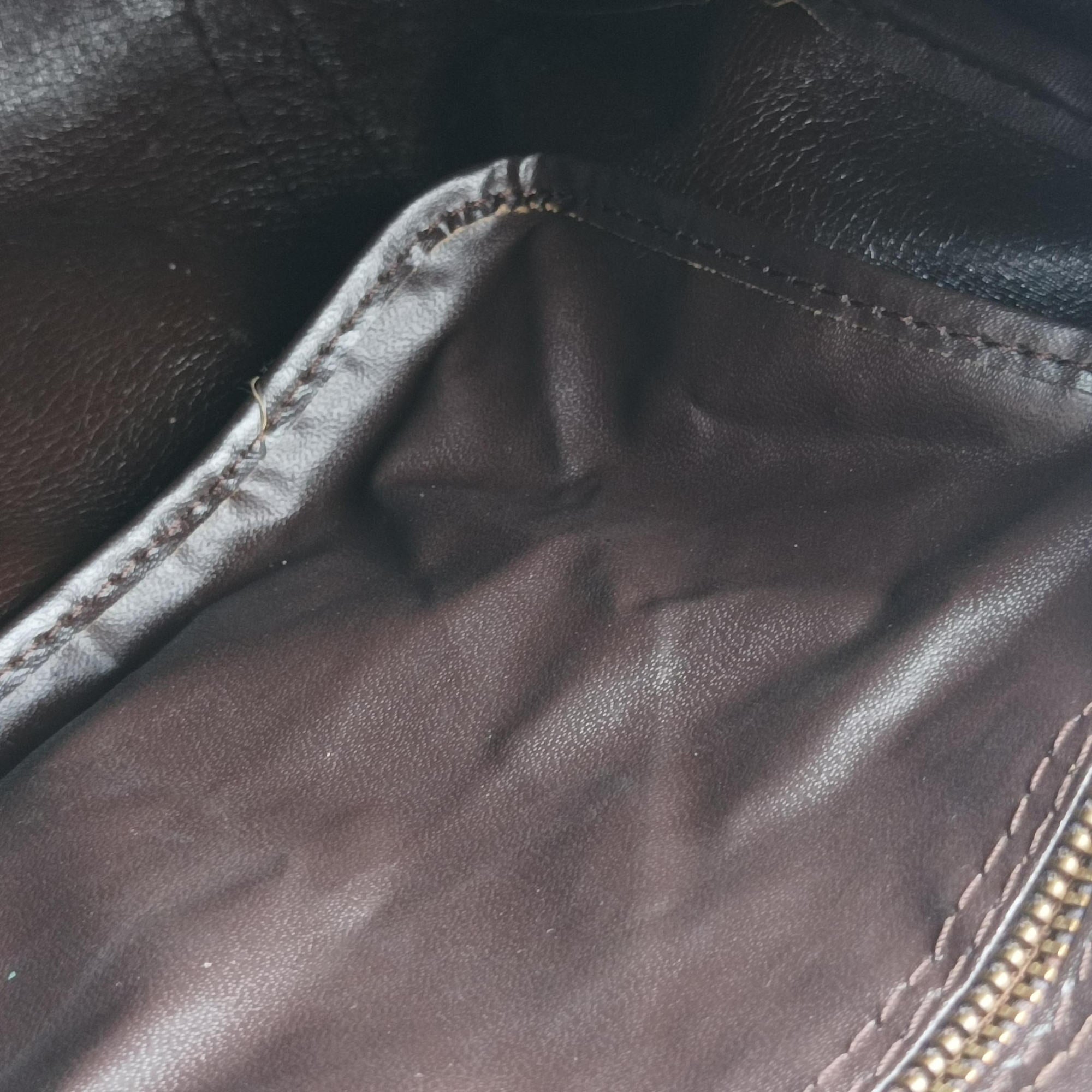 Pre-owned Christian Dior Trotter Brown Canvas×Leather  handbag | stylenewstar