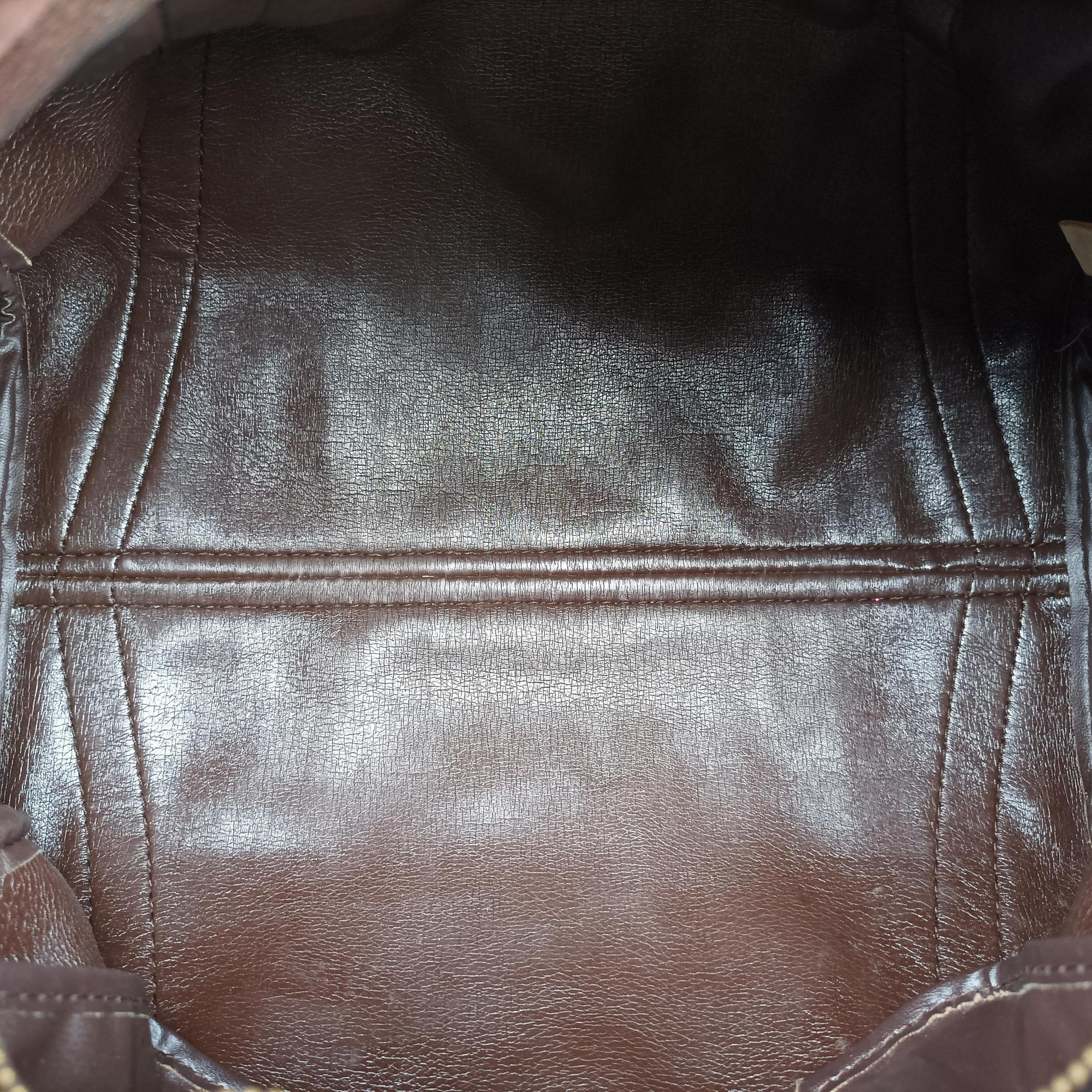 Pre-owned Christian Dior Trotter Brown Canvas×Leather  handbag | stylenewstar