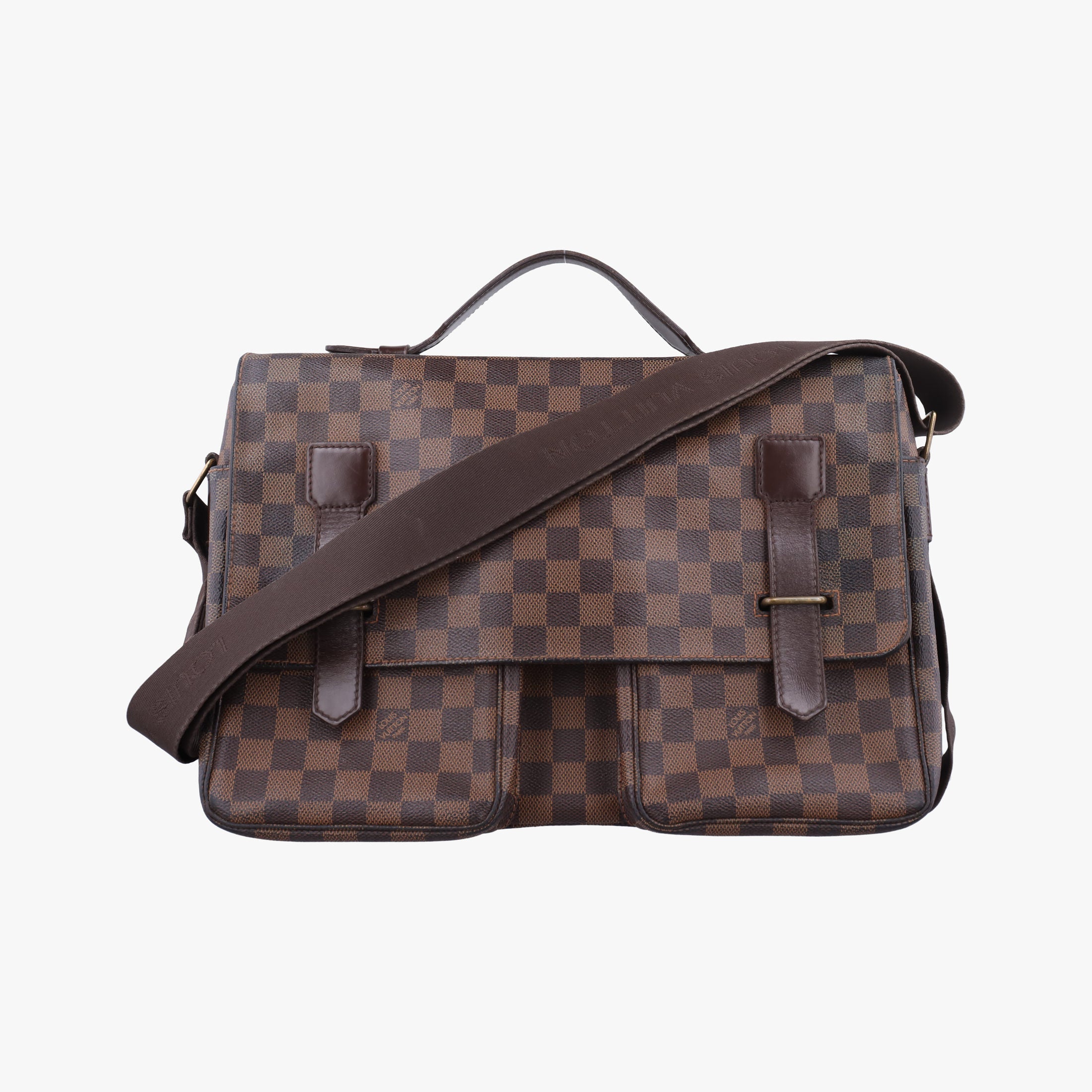 Pre-owned Louis Vuitton BROADWAY EBENE Damier Canvas N42270 shoulderbag | stylenewstar