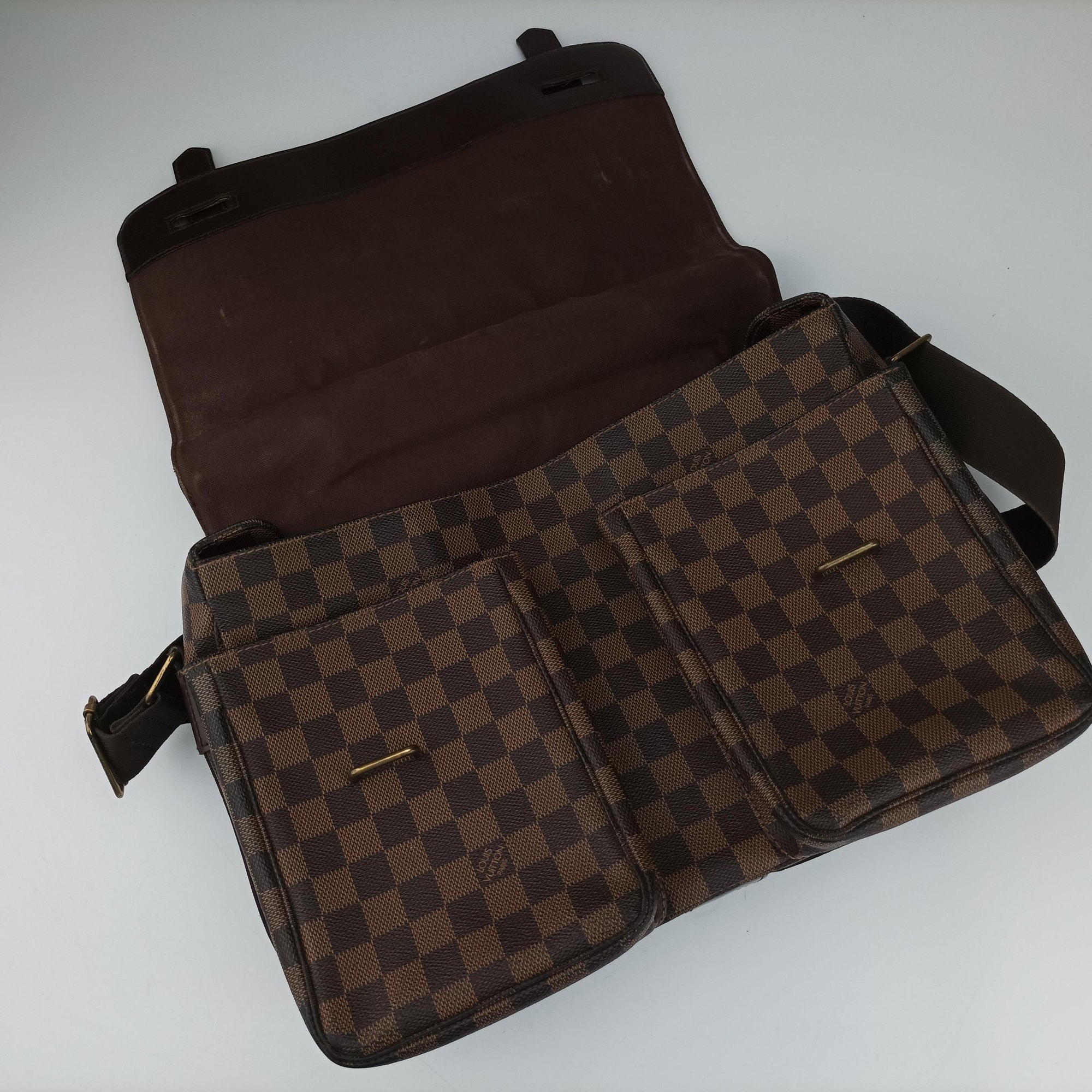 Pre-owned Louis Vuitton BROADWAY EBENE Damier Canvas N42270 shoulderbag | stylenewstar
