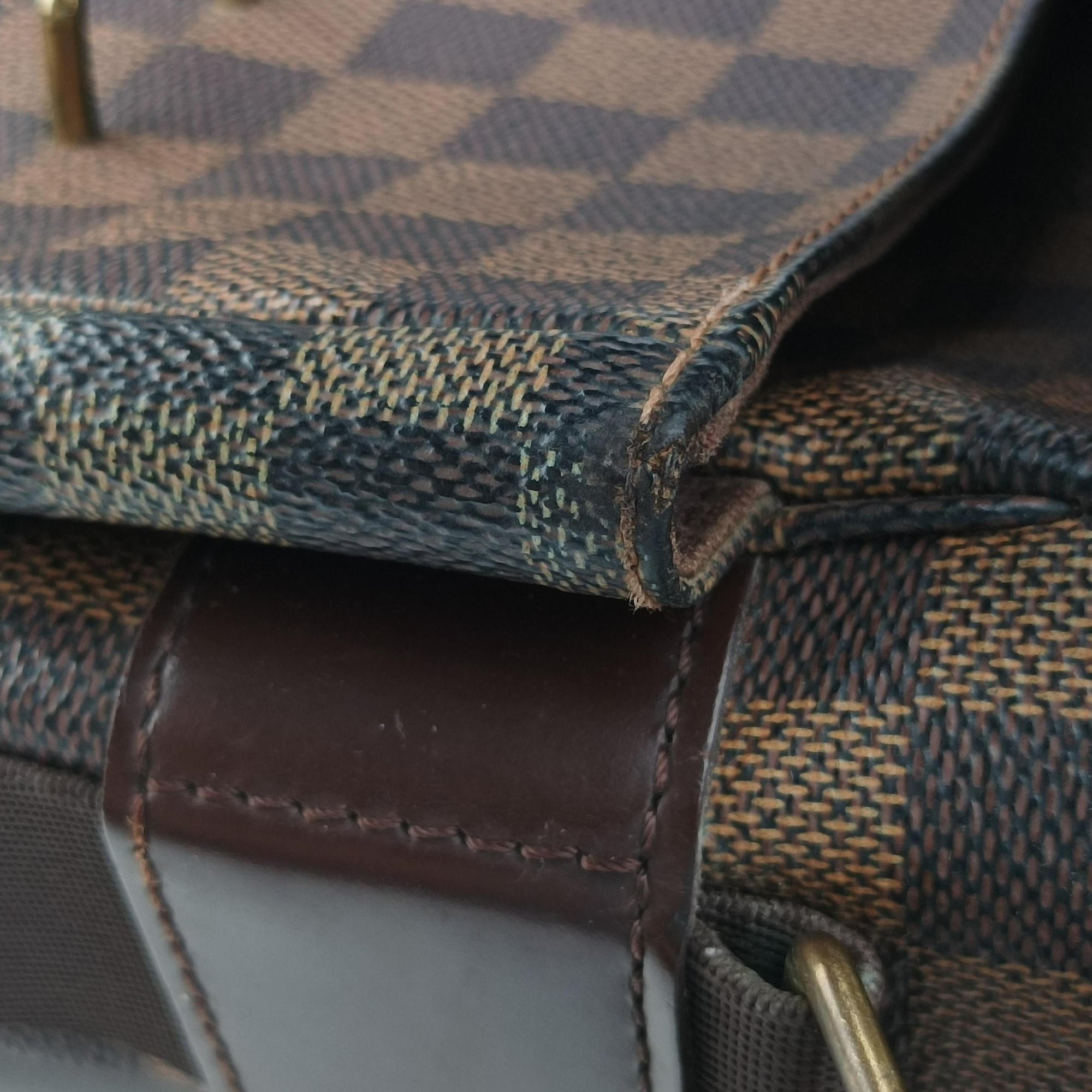 Pre-owned Louis Vuitton BROADWAY EBENE Damier Canvas N42270 shoulderbag | stylenewstar