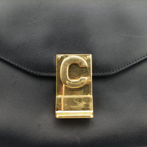 Secondhand Celine C bag Medium Black Leather  shoulderbag | stylenewstar