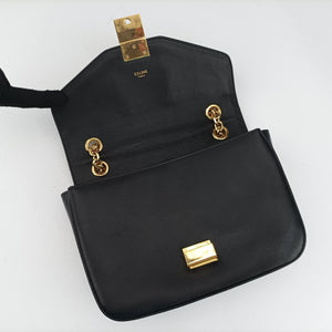 Secondhand Celine C bag Medium Black Leather  shoulderbag | stylenewstar