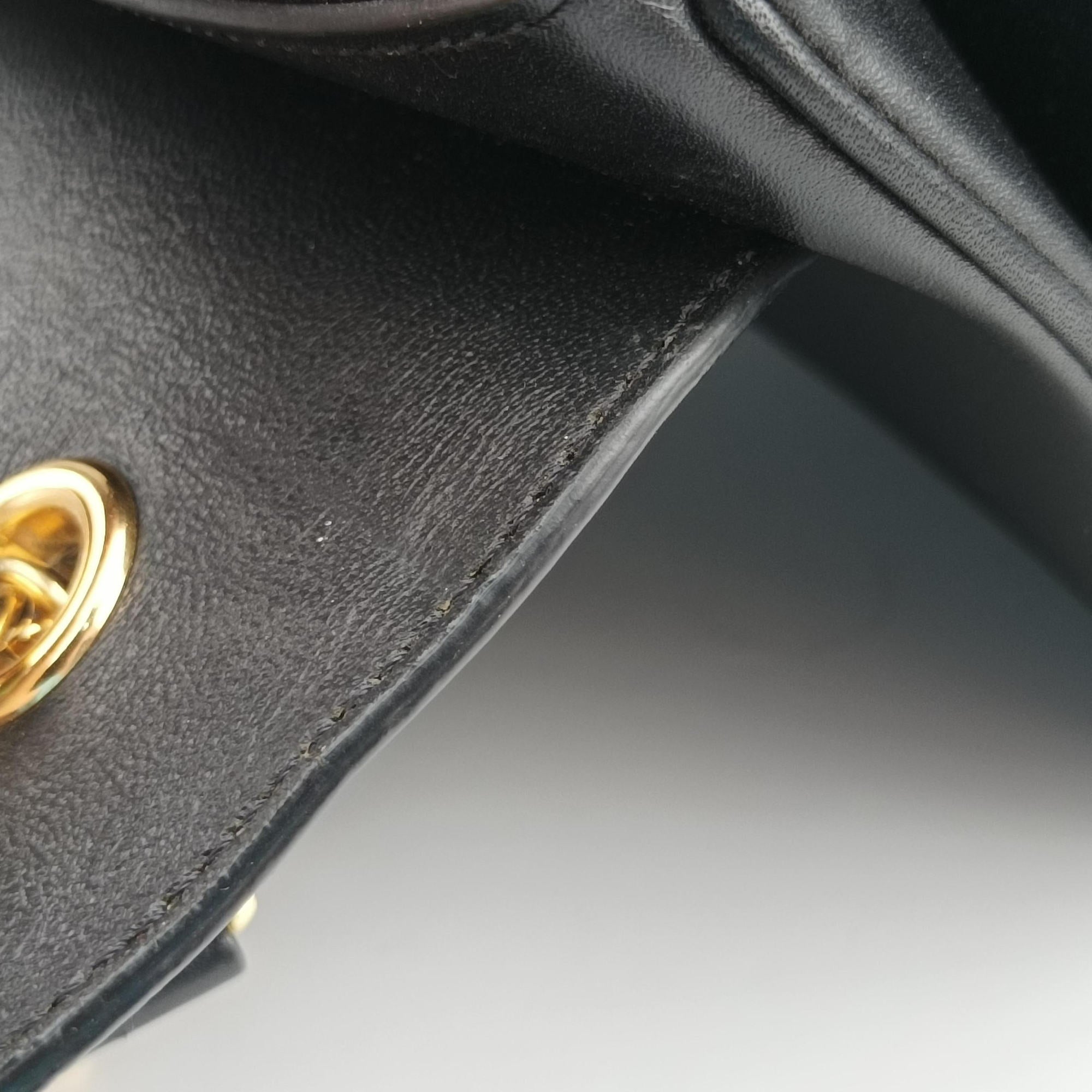 Secondhand Celine C bag Medium Black Leather  shoulderbag | stylenewstar