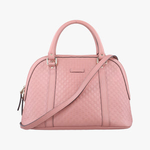 Secondhand Gucci Microguccissima Pink Leather 449663 shoulderbag | stylenewstar